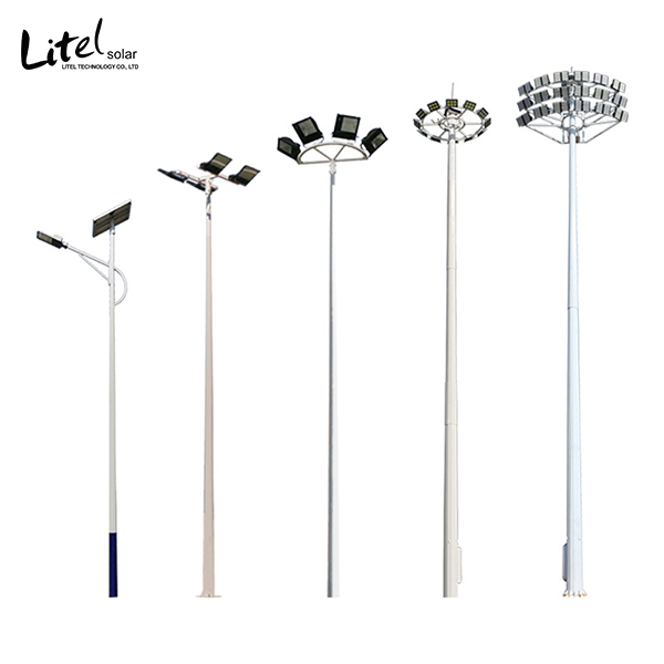 Pole steel light, high mast